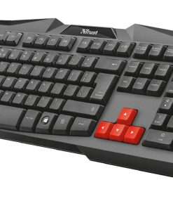 Trust 21958 Teclado USB Gaming Ziva Negro