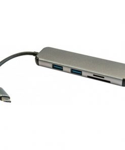 3GO HUB2UCRH Hub USB-C 3.0 2 Puertos USB-A + Lector de Tarjetas + HDMI