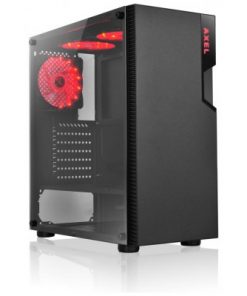 L-Link AXEL Caja ATX Led Rojo USB 3.0 con Cristal Templado