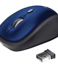 Trust 19663 Raton Inalambrico USB 1600dpi Yvi Azul