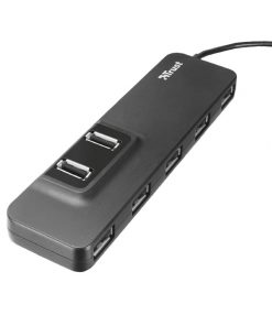 Trust 20576 Hub 7 Puertos USB 2.0 Negro