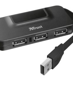 Trust 20577 Hub 4 Puertos USB 2.0 Negro