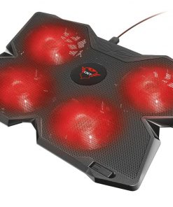 Trust Gaming Soporte de refrigeracion para portatil USB GXT 278 Yozu - Hasta 17.3" - 4 Ventiladores  - Velocidad Ajustable