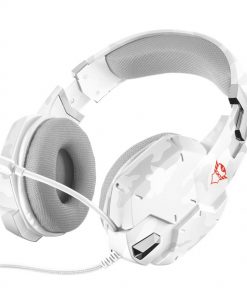 Trust 20864 Auriculares con Microfono Gaming GXT 322W Carus Blanco