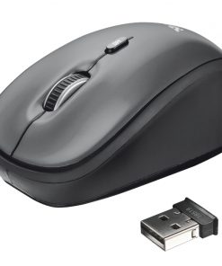 Trust 18519 Raton Inalambrico USB 1600dpi Yvi Negro